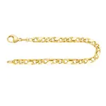 Armband als Dollarkette in Gelbgold 333 / 8K, 20 cm lang, 4,9 mm breit, Gewicht ca. 12.2 g.