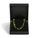 Armband als Erbskette in Gelbgold 333 / 8K, 19 cm lang, 5 mm breit, Gewicht ca. 5.5 g.