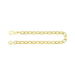 Armband als Erbskette in Gelbgold 333 / 8K, 21 cm lang, 5 mm breit, Gewicht ca. 6.1 g.