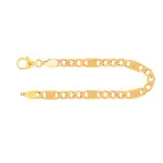Armband als Fantasiekette in Gelbgold 333 / 8 Karat, 22.5 cm lang, 5.2 mm breit, Gewicht ca. 4.9 g.