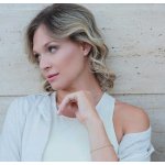 Armband als Kordelkette hohl in Gelbgold 375 / 9K, 19 cm lang, 2,7 mm breit, Gewicht ca. 1.5 g.