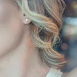 0,14 Karat Diamant Creolen Gelbgold in 12.5 mm