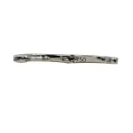 0,15 Karat Diamant Creolen, Weißgold 750 / 18K, Außendurchmesser 13 mm, Breite 1.5 mm, Gewicht ca. 1.8 g