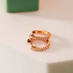 0,10 Karat Diamant Creolen, Rotgold 750 / 18K, Außendurchmesser 11.7 mm, Breite 12.3 mm, Gewicht ca. 1.9 g