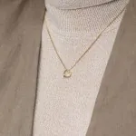 Anhänger Schwingendes Herz Gelbgold 7 mm