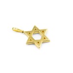 0,19 Karat Diamant Anhänger, Gelbgold 750 / 18K, Höhe 17.0 mm, Breite 12.4 mm, Gewicht ca. 1.20 g