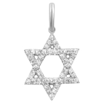 0,19 Karat Diamant Anhänger Weißgold
