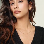 Goldkette als Ankerkette rund in Gelbgold 333 / 8 Karat, 75 cm lang, 1.3 mm breit, Gewicht ca. 3.5 g.