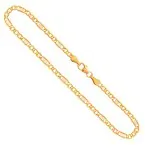 Fantasiekette Bicolor Gelbgold / Weißgold
