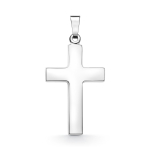 Anhänger Kreuz glanz , Weißgold 333 / 8K, Höhe 21 mm, Gewicht ca. 0,74 g