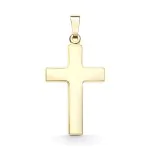 Anhänger Kreuz glanz Gelbgold 20 mm
