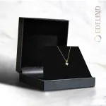 0,08 Karat Diamant Anhänger 4 Krappe Gelbgold 585 (14K) mit Goldkette für Damen