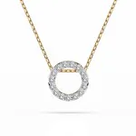 Diamantanhänger in 0,09 Karat, Gelbgold 585 / 14 Karat, mit einer 585ger Goldkette