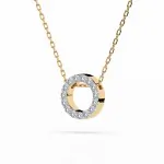 Diamantanhänger in 0,09 Karat, Gelbgold 585 / 14 Karat, mit einer 585ger Goldkette