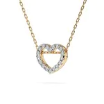 Diamantanhänger in 0,09 Karat, Gelbgold 585 / 14 Karat, mit einer 585ger Goldkette