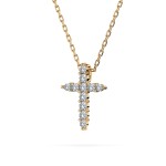 Diamantanhänger in 0,09 Karat, Gelbgold 585 / 14 Karat, mit einer 585ger Goldkette