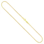 Goldkette als Tondakette in Gelbgold 333 / 8K, 45 cm lang, 1,2 mm breit, Gewicht ca. 5.4 g.