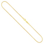 Goldkette als Tondakette in Gelbgold 585 / 14K, 50 cm lang, 1,2 mm breit, Gewicht ca. 7.2 g.