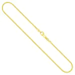 Goldkette als Tondakette in Gelbgold 585 / 14K, 55 cm lang, 1,5 mm breit, Gewicht ca. 12.2 g.