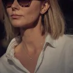 Diamantanhänger in 0,40 Karat, Weißgold 750 /18 Karat mit einer 750ger Goldkette in 42 cm