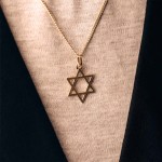 Anhänger Davidstern, Gelbgold 585 / 14K, Höhe 16 mm, Gewicht ca. 0,87 g