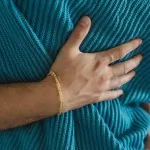 Armband als Fantasiekette in Gelbgold 585 / 14K, 19 cm lang, 3,5 mm breit, Gewicht ca. 2.3 g.
