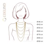 Goldkette als Singapurkette in Gelbgold 375 / 9K, 36 cm lang, 1 mm breit, Gewicht ca. 0.6 g.