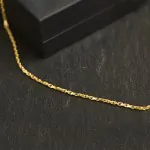 Armband als Ankerkette diamantiert in Gelbgold 585 / 14K, 16 cm lang, 2 mm breit, Gewicht ca. 3.8 g.