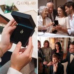 Anhänger Davidstern, Gelbgold 585 / 14K, Höhe 16 mm, Gewicht ca. 0,87 g