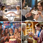 Goldarmband als Ankerkette mit 0,14 Karat Diamanten, Weißgold 585 / 14 Karat, 19,5 cm lang, Gewicht ca. 0,9 g.