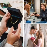 Goldkette als Kordelkette hohl Leichtversion in Gelbgold 333 / 8K, 45 cm lang, 2,1 mm breit, Gewicht ca. 2.3 g.