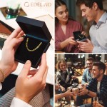 Goldkette als Panzerkette weit in Gelbgold 333 / 8K, 50 cm lang, 3,9 mm breit, Gewicht ca. 8 g.