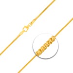 Goldkette als Bingokette in Gelbgold 585 / 14K, 45 cm lang, 1,8 mm breit, Gewicht ca. 10 g.