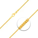 Goldkette als Bingokette in Gelbgold 585 / 14K, 45 cm lang, 1,8 mm breit, Gewicht ca. 10 g.