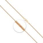 Goldkette als Tondakette in Gelbgold 585 / 14K, 45 cm lang, 1,8 mm breit, Gewicht ca. 8.3 g.