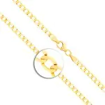 Armband Panzerkette Gelbgold