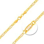 Fantasiekette Bicolor Gelbgold / Weißgold