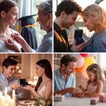 Anhänger Gravurplatte herzform bandmatt , Gelbgold 585 / 14K, Höhe 12 mm, Gewicht ca. 1,37 g