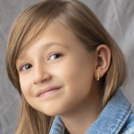 0,2 Karat Diamant Creolen, Gelbgold 585 / 14 Karat, Gewicht ca. 1.6 g.