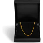 Goldkette als Schlangenkette in Gelbgold 333 / 8K, 40 cm lang, 1,4 mm breit, Gewicht ca. 3.2 g.