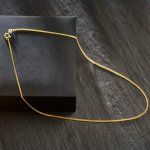 Goldkette als Venezianerkette in Gelbgold 333 / 8K, 50 cm lang, 1,2 mm breit, Gewicht ca. 4.1 g.