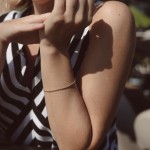 Armband als Kordelkette hohl Leichtversion in Gelbgold 333 / 8K, 21 cm lang, 2,1 mm breit, Gewicht ca. 1.4 g.