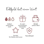 Goldkette als Panzerkette flach in Gelbgold 375 / 9K, 50 cm lang, 1,4 mm breit, Gewicht ca. 2.7 g.