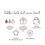 EDELIND Ohrringe, Creolen, Gelbgold 585 / 14K, Außendurchmesser 40 mm, Breite 2 mm, Gewicht ca. 1.6 g