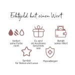 Goldkette als Panzerkette flach in Gelbgold 375 / 9K, 50 cm lang, 1,1 mm breit, Gewicht ca. 1.7 g.