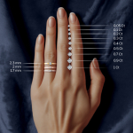 0,90 Karat Diamant Ring mit GIA Zertifikat, Weißgold 750 / 18K, Breite 1,7 mm,Weite 58 mm, Gewicht ca. 3.41 g.