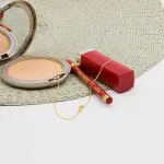 Goldkette als Panzerkette flach in Gelbgold 333 / 8K, 45 cm lang, 1,2 mm breit, Gewicht ca. 2 g.