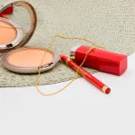 Goldkette als Erbskette in Gelbgold 333 / 8K, 45 cm lang, 1,5 mm breit, Gewicht ca. 3.3 g.