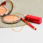 Goldkette als Erbskette in Gelbgold 375 / 9K, 34 cm lang, 2 mm breit, Gewicht ca. 3.2 g.