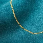Armband als Panzerstegkette in Gelbgold 585 / 14 K, 21 cm lang, 2,5mm breit, Gewicht ca. 2.6 g.